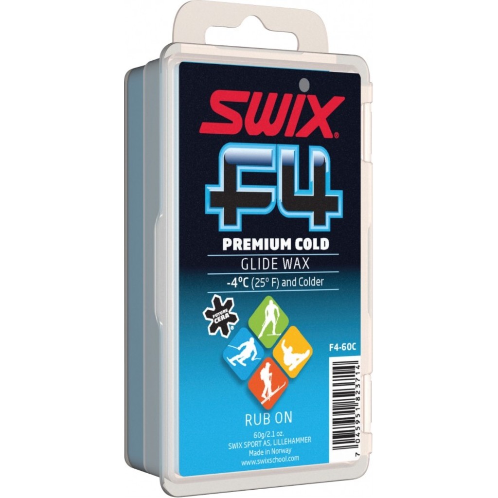 Swix F4-60C Glidewax Cold 60g w/cork